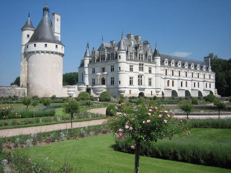 20060613_442_Chenonceau_kasteel.JPG - Nog een keer het kasteel van Chenonceau. 