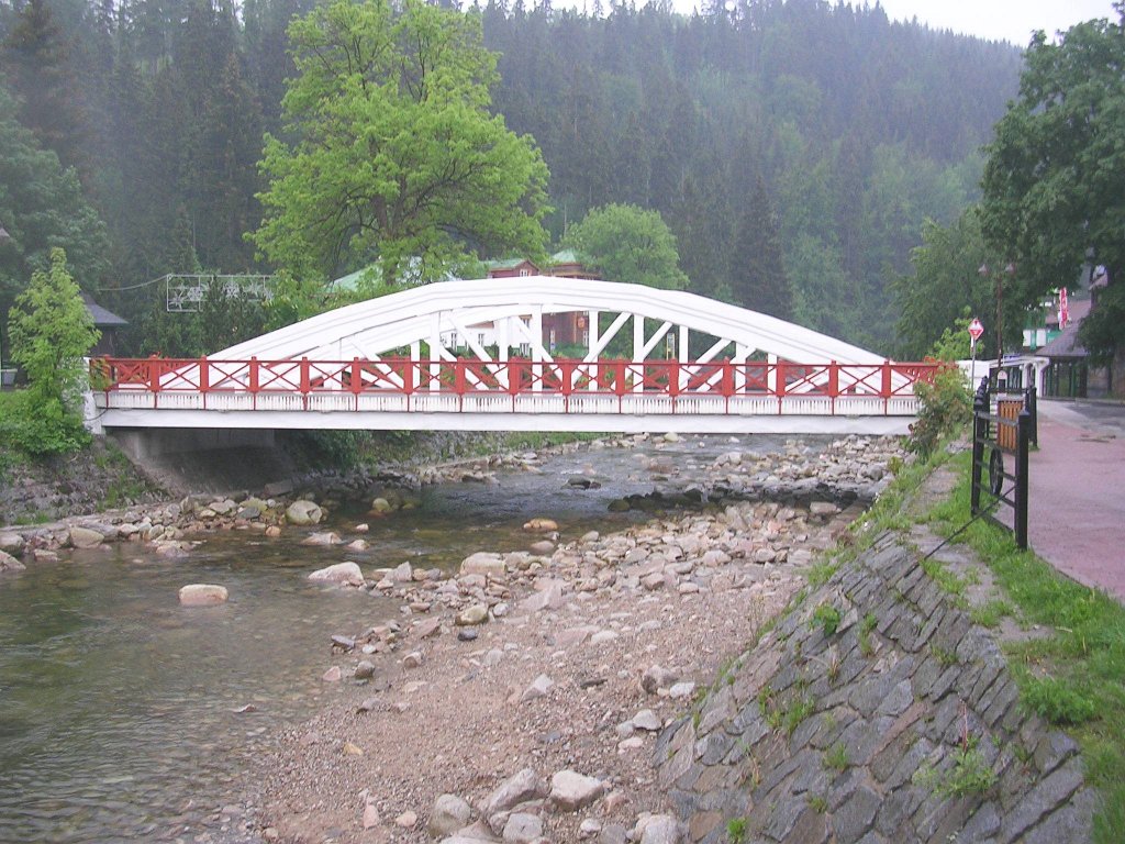 02-Špindlerův_Mlýn,_horní_most.jpg - ... en het eerste berijdbare deel, in Spindleruv Mlýn.