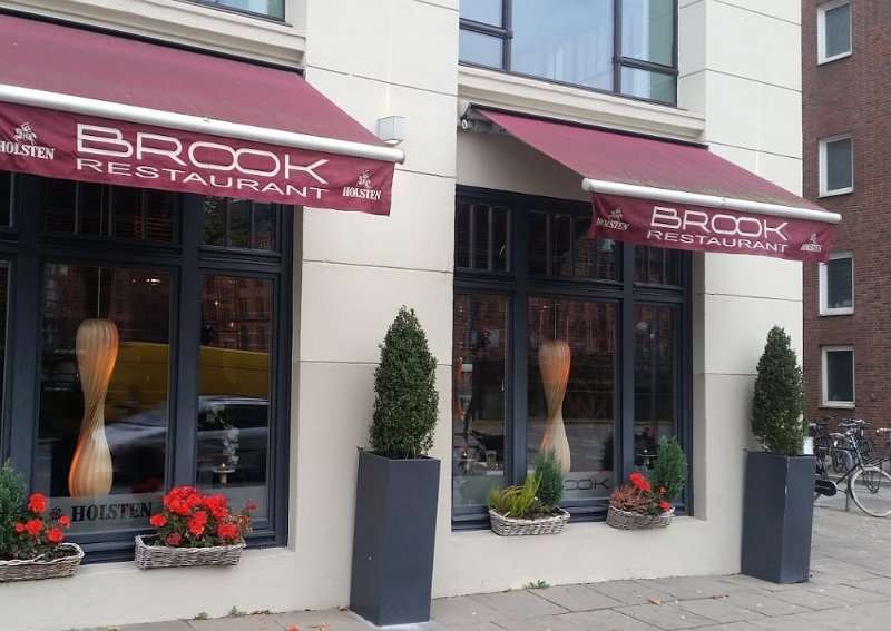 RestaurantBrook.jpg - Die avond (26 september) vieren we alvast ons 44-jarig niet-huwelijk. Restaurant Brook heeft een Bib Gourmand en ligt op loopafstand. 
