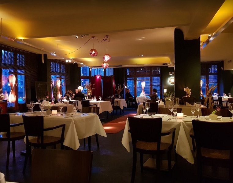 RestaurantBrook2.jpg - In het restaurant. Het werd later behoorlijk druk! Lekker gegeten. 